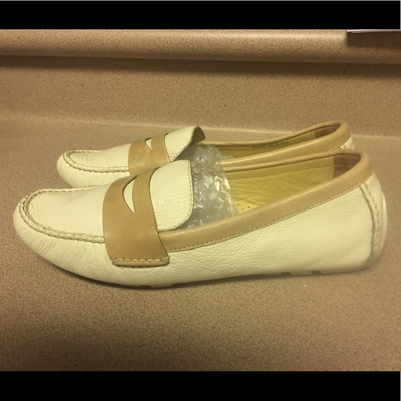 cole haan white loafers